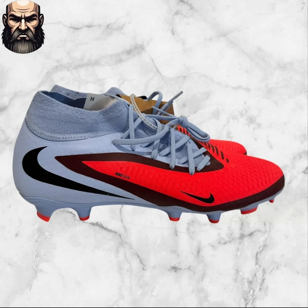 Nike Phantom 6 High Academy Multi-Ground Soccer Cleats HQ2278-400 Men's Size 6.5 - Picture 2 of 6